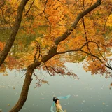 颐和秋序，宋韵仕女｜颐和园汉服写真 第9帧