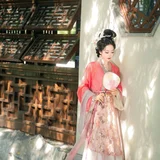 时间煮雨，岁月逢花｜园墙柳影汉服写真 第6帧