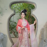 时间煮雨，岁月逢花｜园墙柳影汉服写真 第8帧