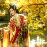 画中人｜金秋银杏复原汉服写真 第7帧
