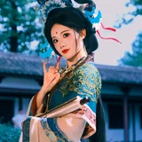 中国神仙，从来不是一袭白衣｜壁画神仙风汉服妆造 第3帧