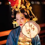 华灯初上夜未央｜大唐芙蓉园夜景汉服写真 第6帧