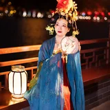 华灯初上夜未央｜大唐芙蓉园夜景汉服写真 第7帧