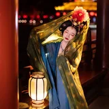 华灯初上夜未央｜大唐芙蓉园夜景汉服写真 第8帧