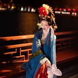 华灯初上夜未央｜大唐芙蓉园夜景汉服写真 第10帧
