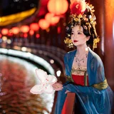 华灯初上夜未央｜大唐芙蓉园夜景汉服写真 第11帧