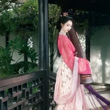 倚花愁不语，独坐抚瑶琴｜园林古琴汉服写真 第1帧