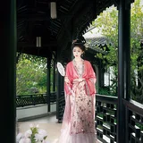 倚花愁不语，独坐抚瑶琴｜园林古琴汉服写真 第15帧