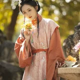 篱畔秋酣一觉清｜大观园秋日赏菊汉服写真 第3帧