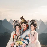 阳朔千里江山图｜神仙姐妹双人汉服写真 第2帧