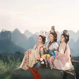 阳朔千里江山图｜神仙姐妹双人汉服写真 第3帧