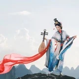 阳朔千里江山图｜神仙姐妹双人汉服写真 第9帧