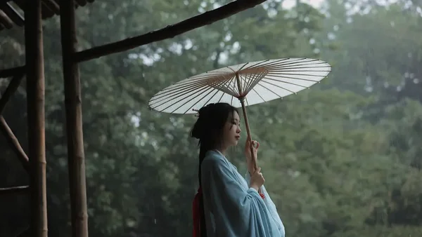 汉服摄影|春·时雨