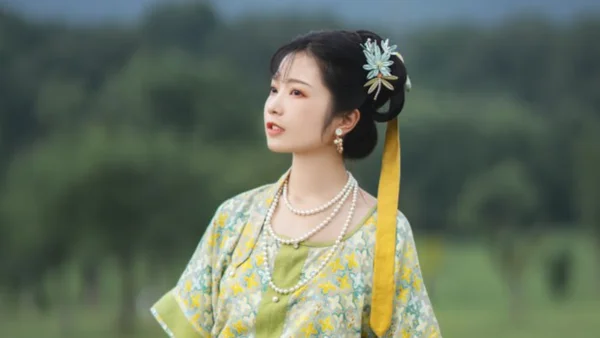 汉服四季歌「华裳映翠微·玉步点春晖」