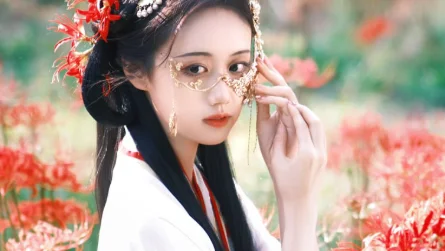 赤英素袂：汉服惊鸿照花痕
