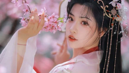 春樱灼灼映红妆：惊艳时光，藏尽东方浪漫