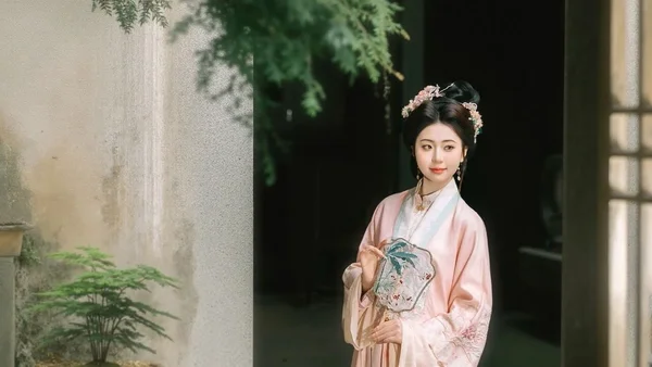 巧笑倩兮美目盼：汉服仕女入画图，眉目里的诗经风雅