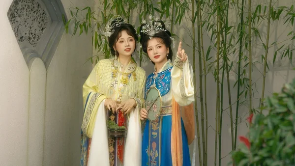 姐妹园林写真