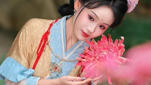 【汉服写真】满园花开·岁月温柔汉家韵