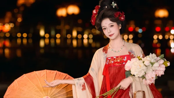 大唐芙蓉园汉服写真｜暮色金阁梦回长安