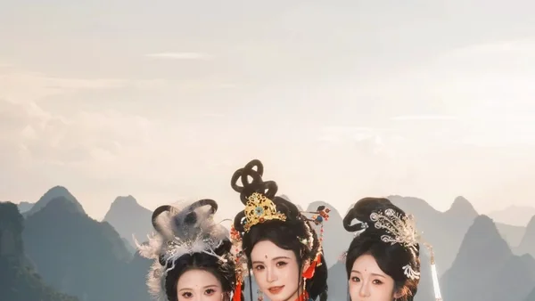 阳朔千里江山图｜神仙姐妹双人汉服写真