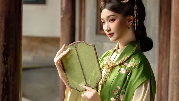 兰香如故｜月洞门里的大明贵女明制汉服写真