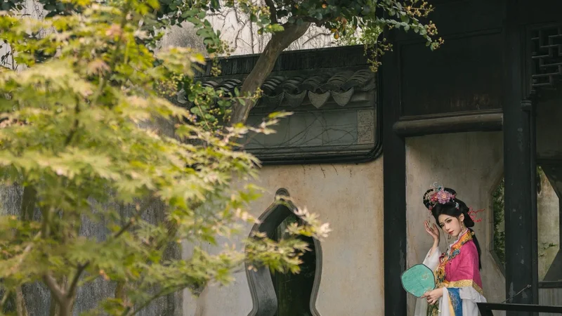 园林里的华丽丽神仙图第二弹｜苏州园林汉服写真