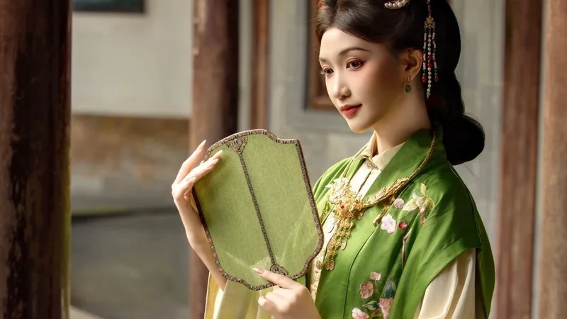 兰香如故｜月洞门里的大明贵女明制汉服写真