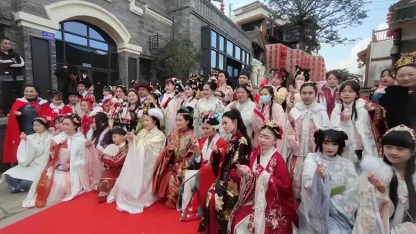 四川自贡汉服同袍新春游园会